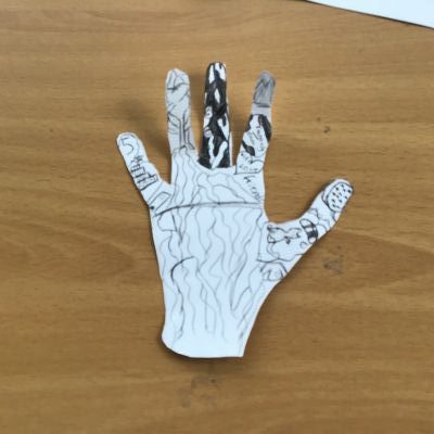 Emma's hand